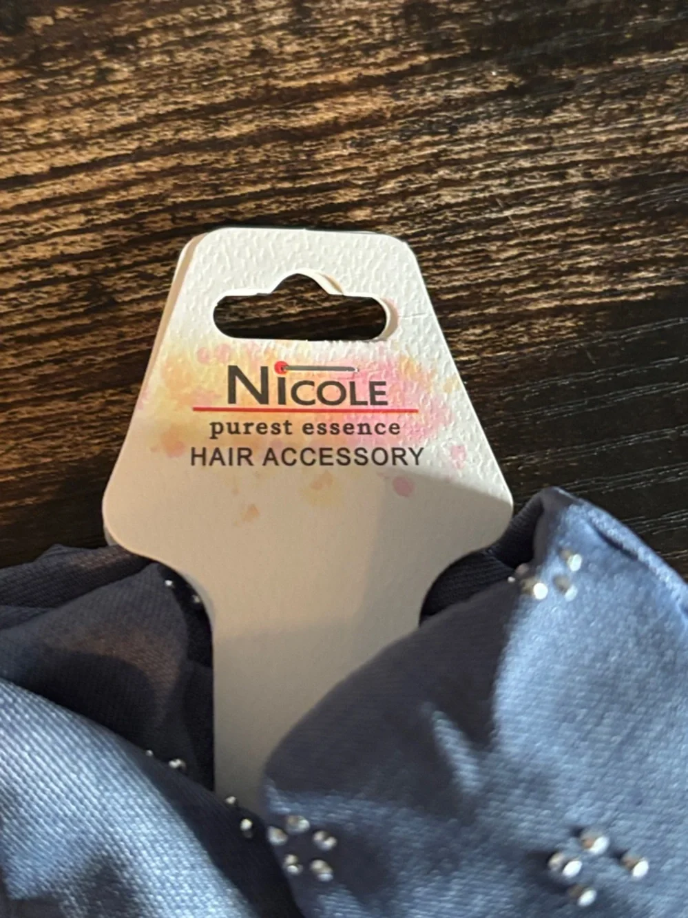 Large‎ Sparkly Blue Hair Scrunchie